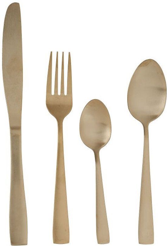Mat Goud bestekset - 16 delig