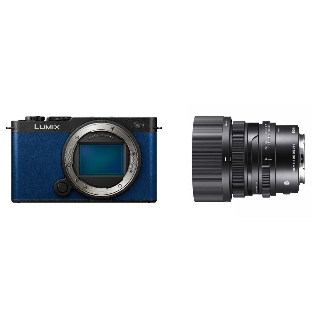 Panasonic Panasonic Lumix S9 Body Night Blue + Sigma 35mm F/2.0 DG DN Contemporary L-mount