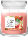 Yankee Candle White Strawberry Bellini Bougie parfumée moyenne