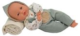 Poupée interactive pour bébé, 37 cm, en vinyle, peinte à la main, avec des yeux mobiles, inclut une couverture