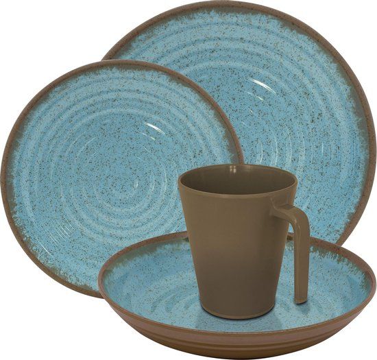 Eurotrail Serviesset Ocean - 16delig - Melamine