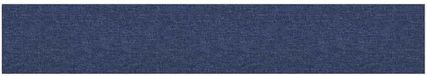 vidaXL Hoofdeinde voor wandbed, 12 stuks, 90 x 15 cm, blauwe stof
