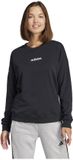 Adidas Essentials Linear French Terry Sweatshirt Zwart S Vrouw