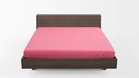 Katoen & Kleur Single Hoeslaken, Fuchsia, Enkel