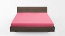 Katoen & Kleur Single Hoeslaken, Fuchsia, Enkel