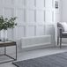 Hudson Reed Windsor - Radiateur Électrique Style Fonte Rétro Horizontal Double Rang Avec Thermostat Wi-fi - Blanc - 30 cm x 119 cm