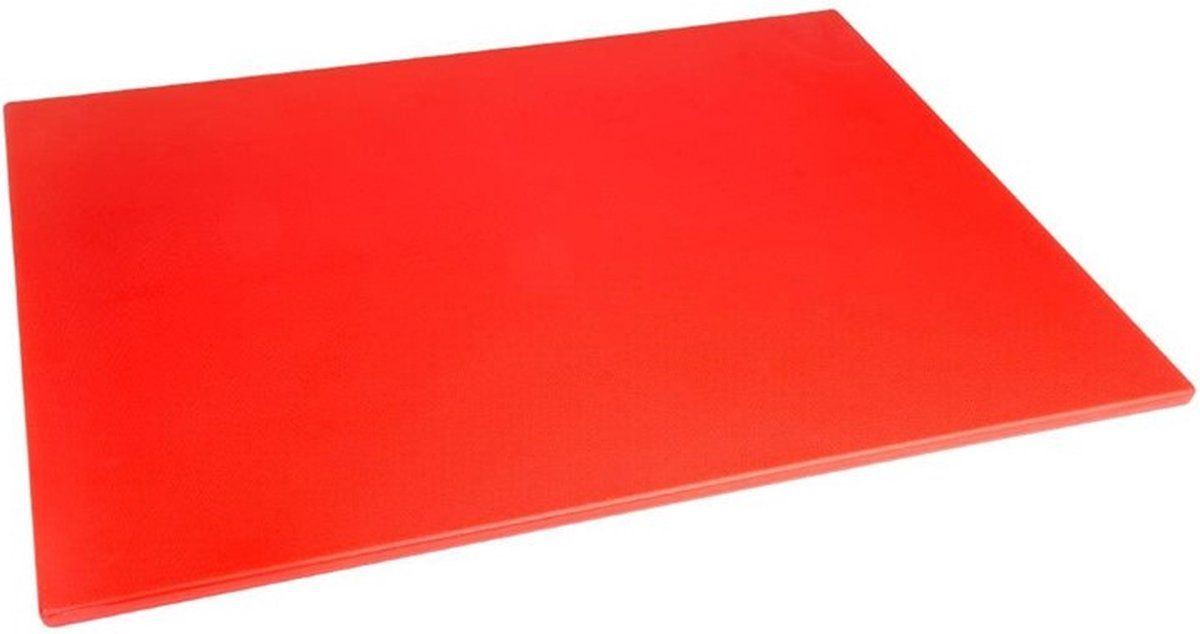 Hygiplas LDPE Snijplank Rood 600x450x10mm HC877 - Extra Dikke Plank - Horeca