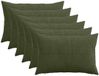 vidaXL Kussensloop Groen 50 x 75 cm (6 stuks)