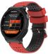 By Qubix Qubix Siliconen Dot Pattern bandje Rood/Zwart voor Garmin Approach S20