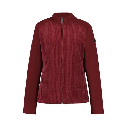 Luhta outdoor vest - donkerrood