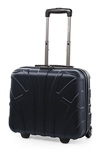 Suitline - Pilotenkoffer handbagage harde koffer 2 rollen business trolley, TSA, ABS mat camouflage