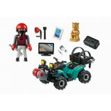 Playmobil City Action Bandiet en quad met lier