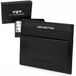 Beltimore G93 - Porte-documents et porte-cartes en cuir fin - Noir