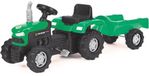 Buddy Toys Traptractor met aanhanger - Groen/Zwart