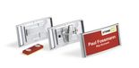 Durable 854223 Badgehouder Liggend Zilver 7,4 x 3,4 cm 10 stuk(s)