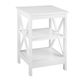 Beliani FOSTER Bijzettafel Wit MDF