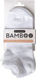 Bamboo Enkelsokken Wit Maat 39-42