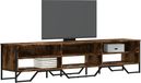 Maison Exclusive - Meuble TV en chêne fumé, 180x34x41 cm, en panneau de fibres de bois