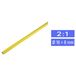 TRU COMPONENTS 1225474 Krimpkous zonder lijm Geel 16.70 mm 8 mm Krimpverhouding:2:1 per meter