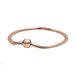 Pandora Moments meerrijige slangenschakelarmband, lengte: 21cm, 14 karaat rosévergulde metaallegering, 589338C00-21