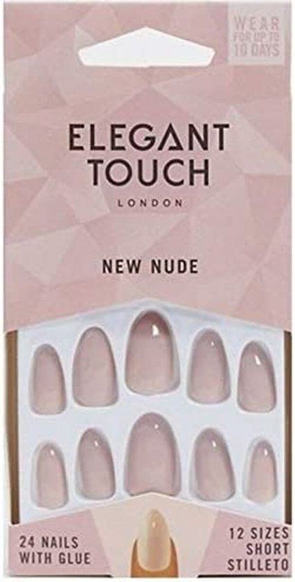 Elegant Touch Blush Suede Kunstnagels - 24 stuks