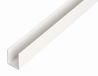 Alberts 498955 U-profiel | kunststof, wit | 1000 x 21 x 10 mm | set van 10