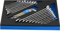 UNIOR - Set combinatiesleutels en zeskantsleutels - 6-24 mm - 27 stuks