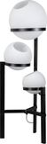 Expo Trading ETH Vloerlamp Orb 3x E27 25cm/30cm/40cm opaal glas