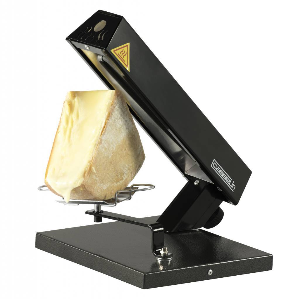 Casselin Raclette Apparaat / Verwarmde Kaashouder | Voor Kwart Ronde Kaas | 0 6kW | 242x285x333 h mm