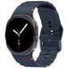 imoshion Wave Siliconenband - Geschikt voor Samsung Galaxy Watch 9 (40/44mm) / Watch 8 (40/44mm) / Classic (46mm) - Donkerblauw