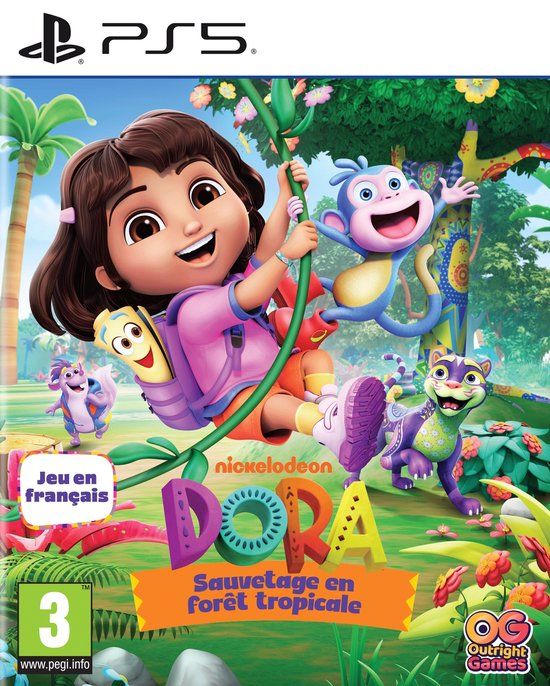 Bandai Namco Outright Games Dora : Sauvetage en forêt tropicale - PlayStation 5