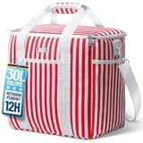 HOEL Koeltas voor eten en drinken - Koeltas - Waterdichte en waterdichte lunchtas - Koeltas voor auto en winkelen - Picknicktas