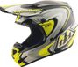 Troy Lee Designs GP Pro Crossover MIPS Motocrosshelm - Zwart/grijs/fluo-geel - Maat L