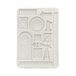 Stamperia - Silicon Mould A5 for Scrapbooks, Bullet Journals and More, Non-Stick Surface, Suitable for Air-Dry Clay, Resin and More, Perfect for Crafts and Gifting (A New Beginning, Telescope)