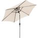 Angel Living Parasol - Ø300 cm - Inclinable - Beige