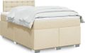 Maison Exclusive - Boxspringbed met matras, crème, 120x200 cm, textiel