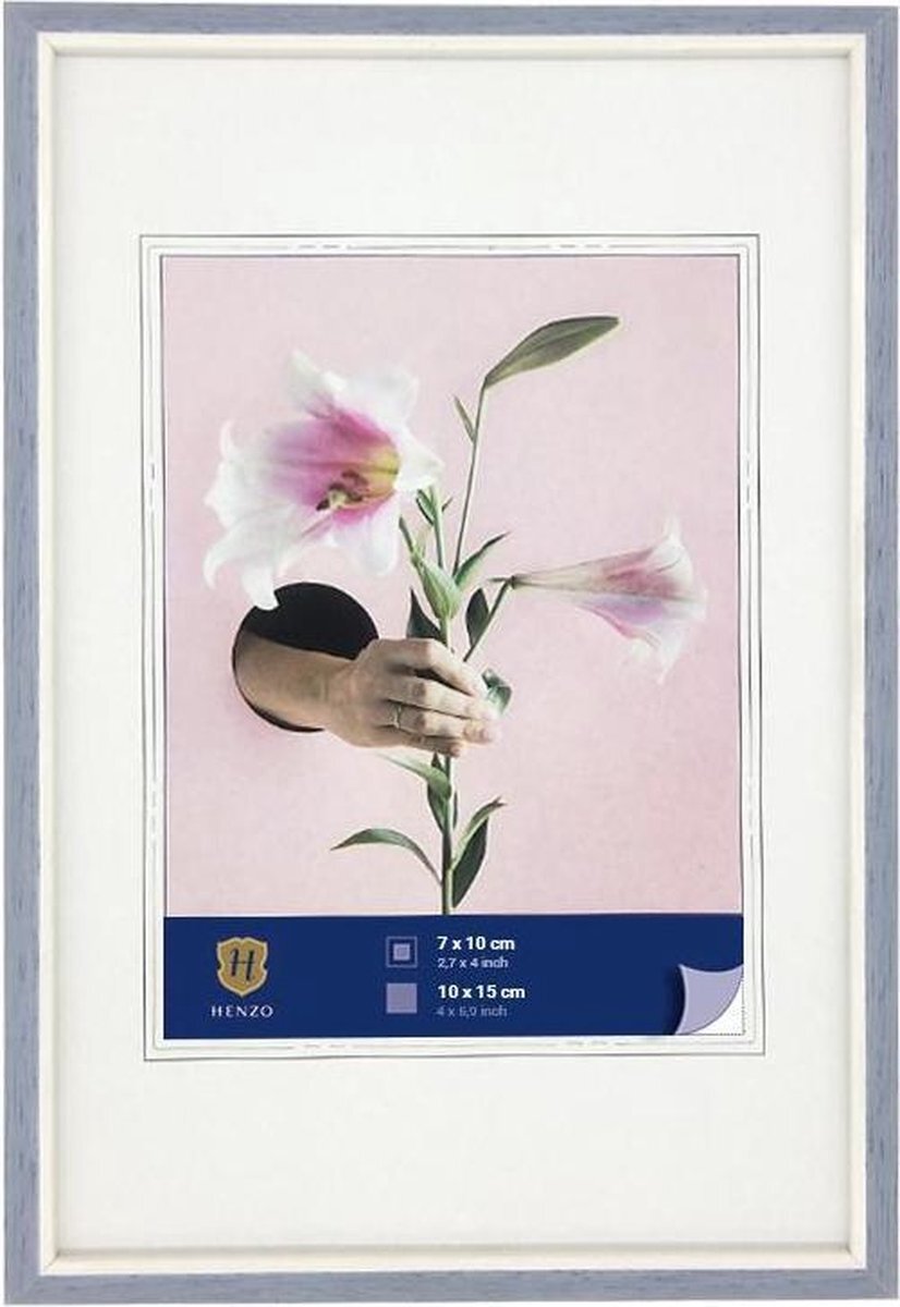 Henzo Frame Lily 10x15 blauw