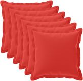 vidaXL Housse de coussin Bois Rouge 65 x 65 cm Polyester