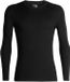 Icebreaker 200 Oasis Ls Crewe Heren Black 3XL