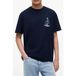 Tommy Hilfiger TJM Relaxed Sailboat SS Dark Night Navy T-shirt Homme