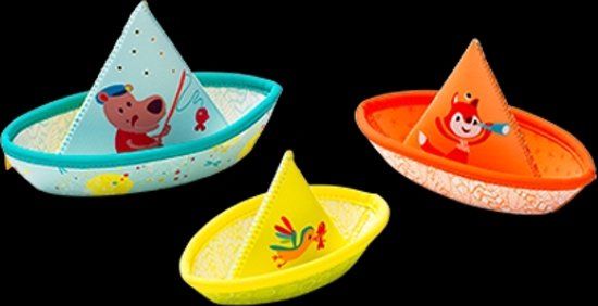 Lilliputiens Badplezier: Drie bootjes - Multicolor