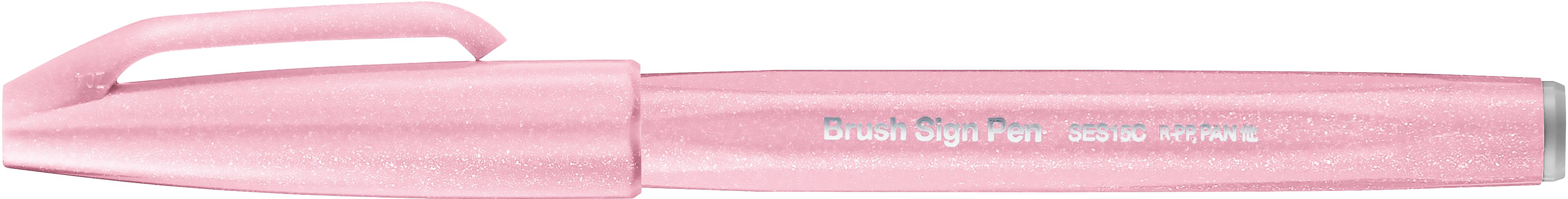 Pentel Brush Sign Pen Fine Light Pink 1 Piece