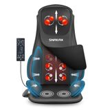 Snailax Verbeterd Shiatsu massagekussen met warmte, compressie, kneden en trillingen