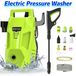 Nettoyeur haute pression Électrique nettoyeur haute pression 2200 W 180 bar 500 m³/h buse réglable 3-en-1 Vert