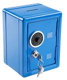 Idena 50036 - Spaarkluis, 120 x 105 x 160 mm, blauw, 1 stuk