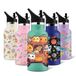 HoneyHolly Thermosfles voor kinderen, 350 ml, BPA-vrij, dubbelwandige vacuümfles, 18/8 roestvrij staal