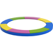 Bâche de trampoline, 244 cm de diamètre x 30 cm de hauteur, pliable et portable, plastique, PE et mousse, multicolore