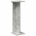vidaXL Plantenstandaard Betongrijs 25 x 25,5 x 80,5 cm Bewerkt hout