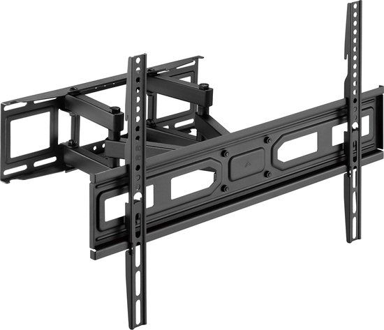 Maclean TV-beugel MC-710N - Geschikt voor gebogen TV's, 37-80 inch, tot 35kg, Max VESA 600x400, Zwart