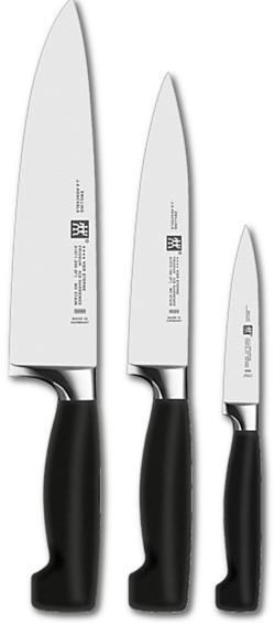 ZWILLING Four Star 3-delige messenset - Zwart